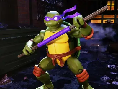Figurine tmnt ultimates! w12 donatello animated 2003 af